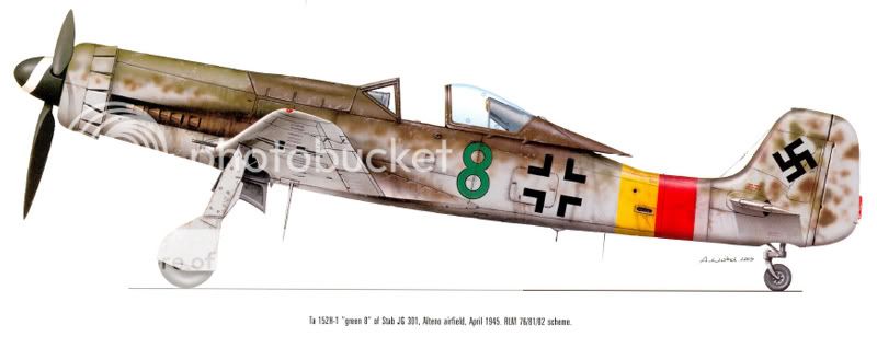 Focke Wulf Ta 152 Langnase Zona Militar